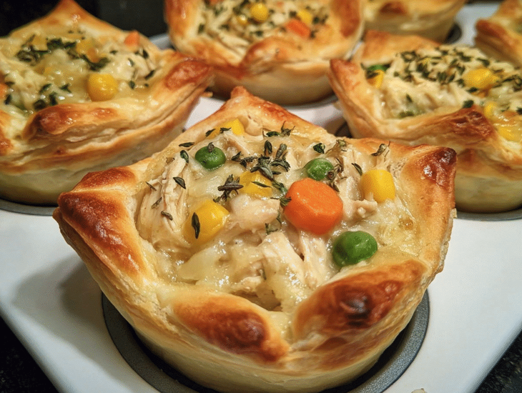 Muffin Tin Chicken Pot Pie
