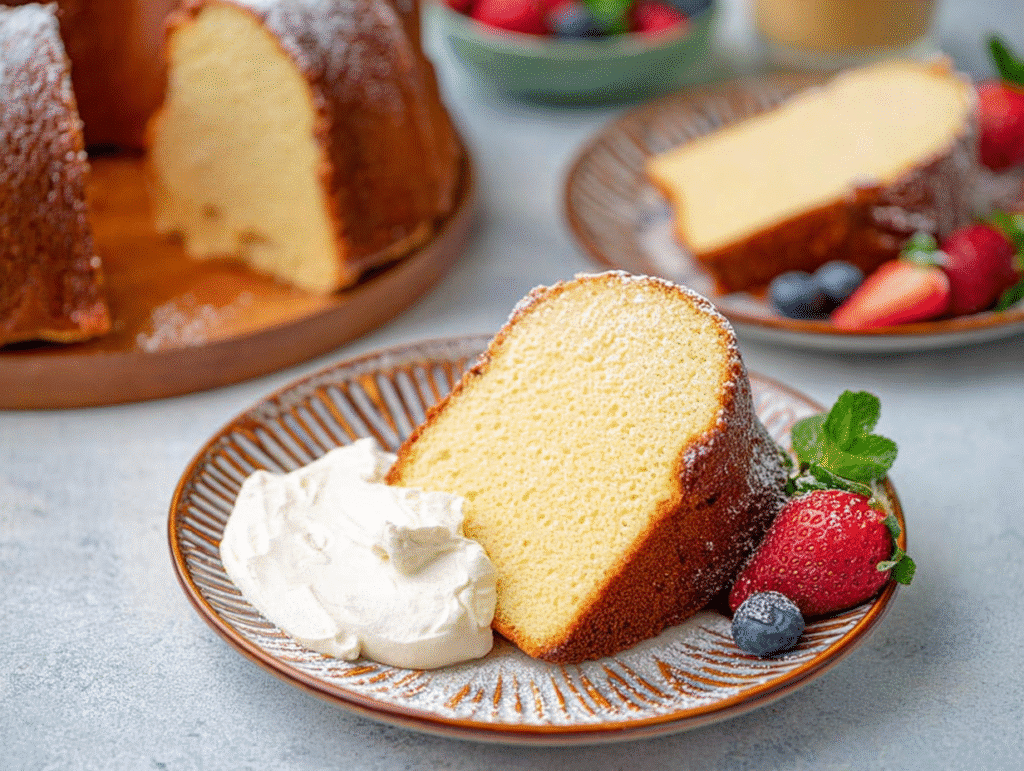 Old Fashioned Whipping Cream Pound Cake