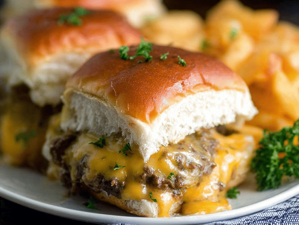 Philly Cheesesteak Sliders