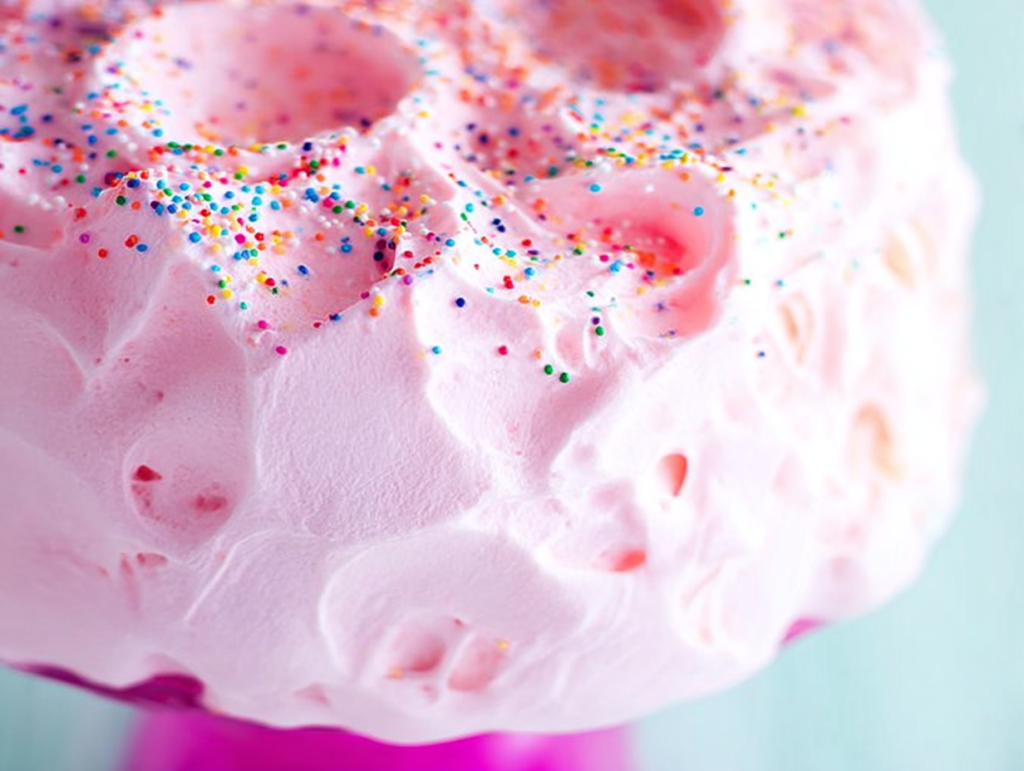 Pink Angel Food Cake
