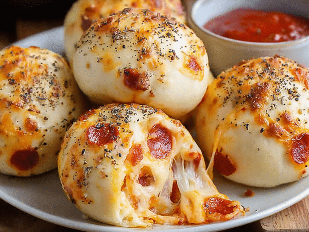 Pizza Bagel Bombs