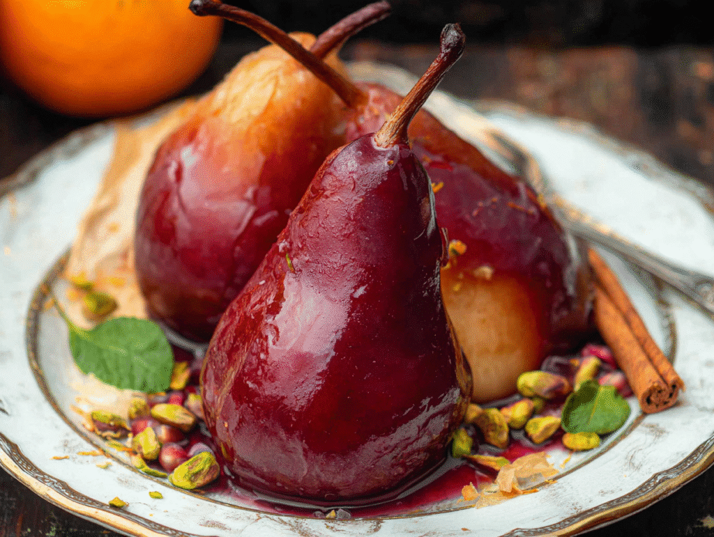 Poached Pears
