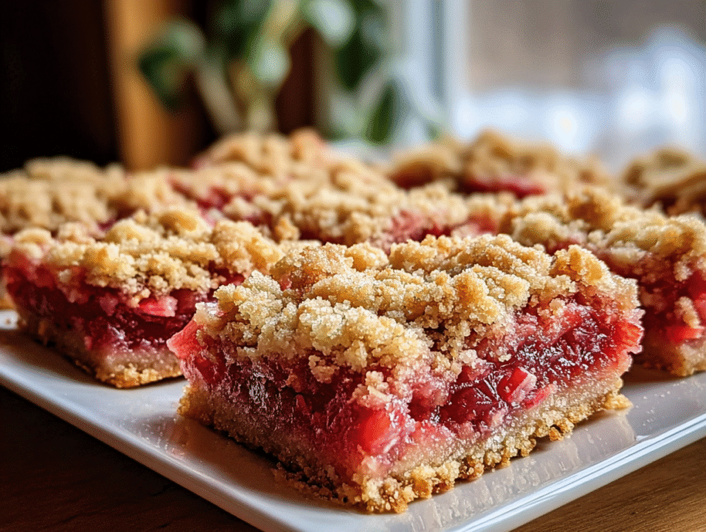 Rhubarb Buckle