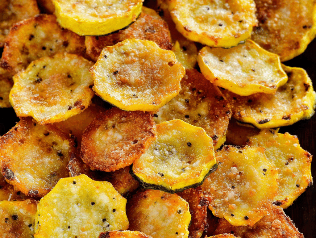 Roasted Summer Squash with Parmesan
