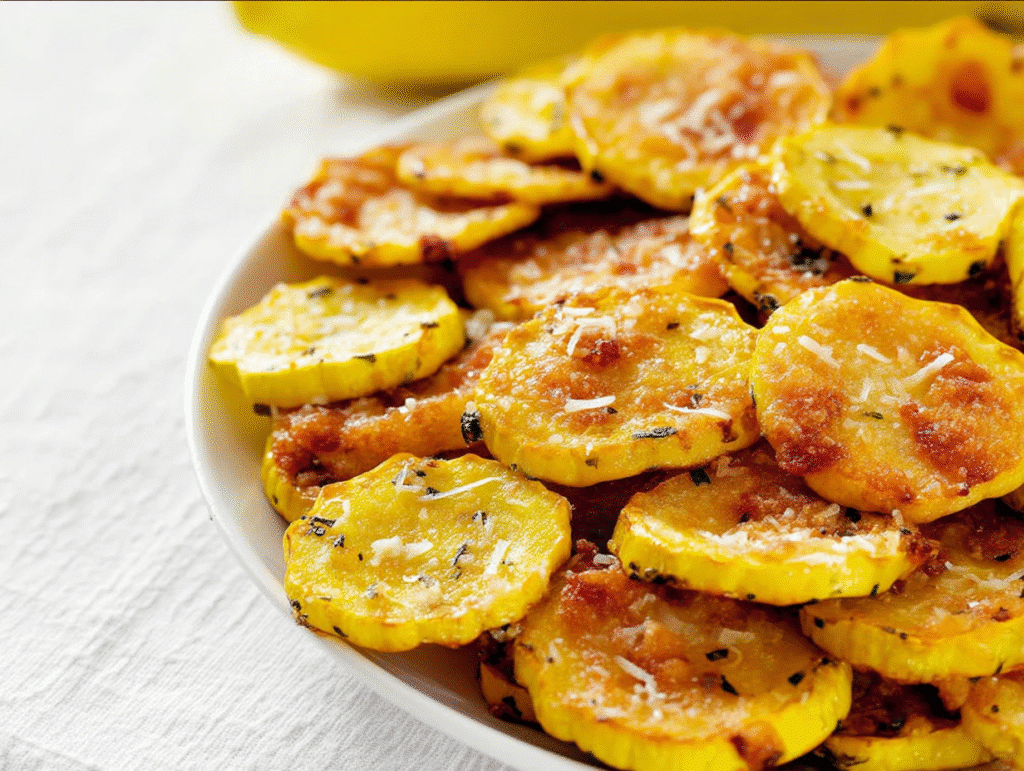 Roasted Summer Squash with Parmesan