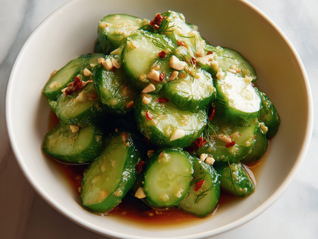 Smacked Cucumber Salad