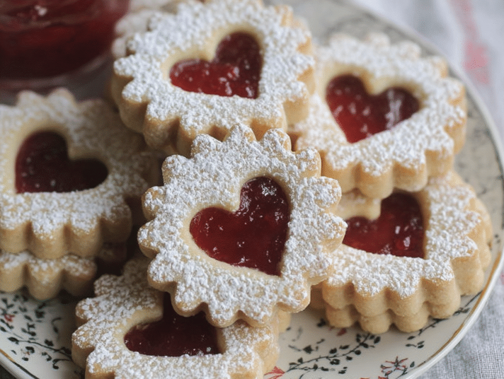 Soft and Sweet Linzer Cookies - Baking with Blondie