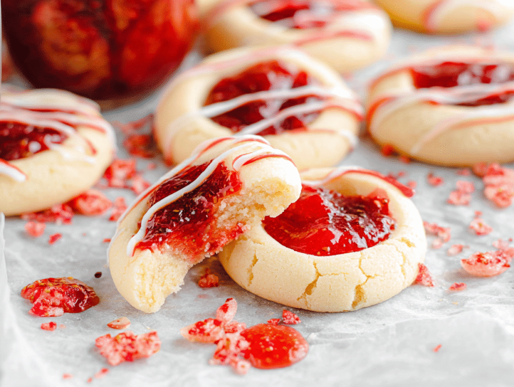 Strawberry Jam Cookies
