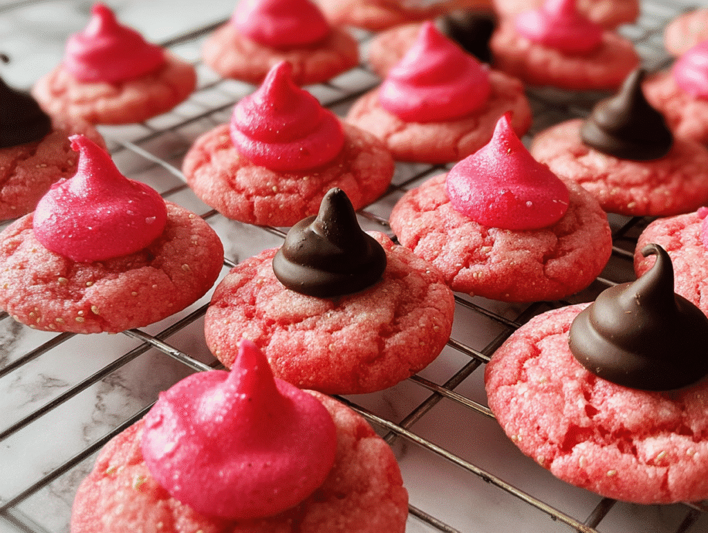Strawberry Kiss Cookies
