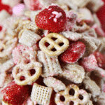 Strawberry Valentine's Chex Mix