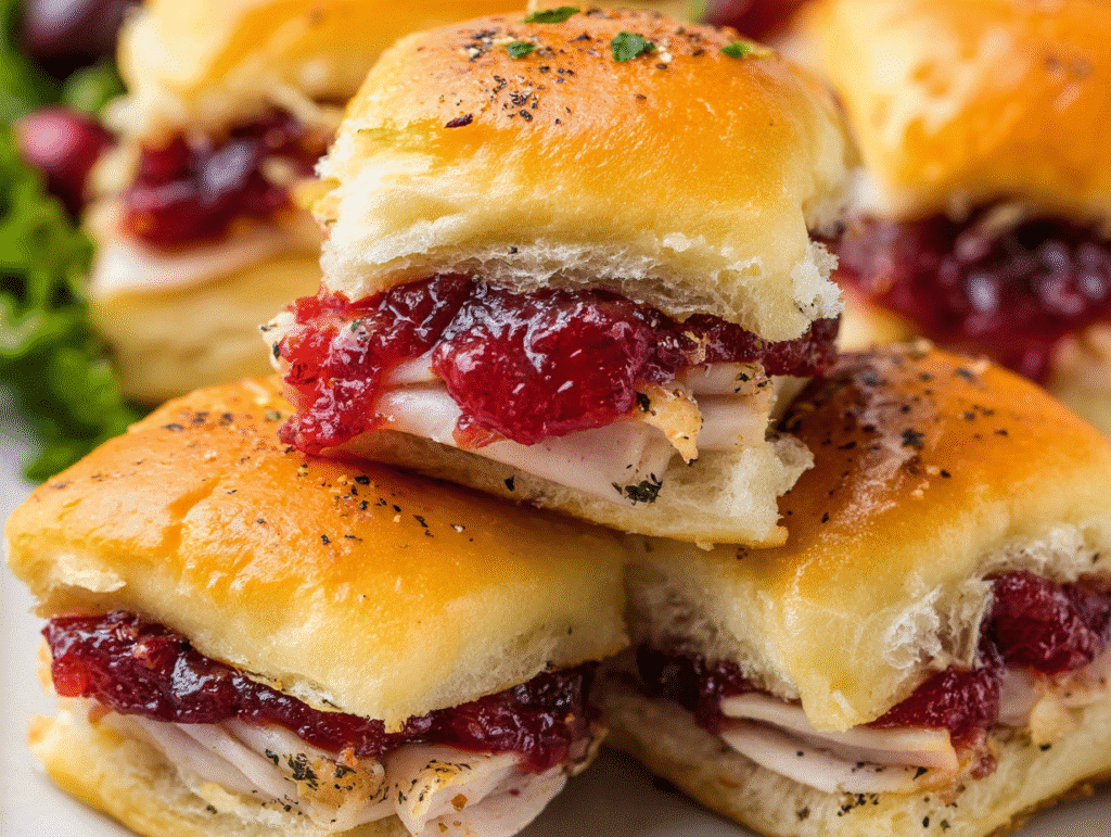 TURKEY CRANBERRY SLIDERS