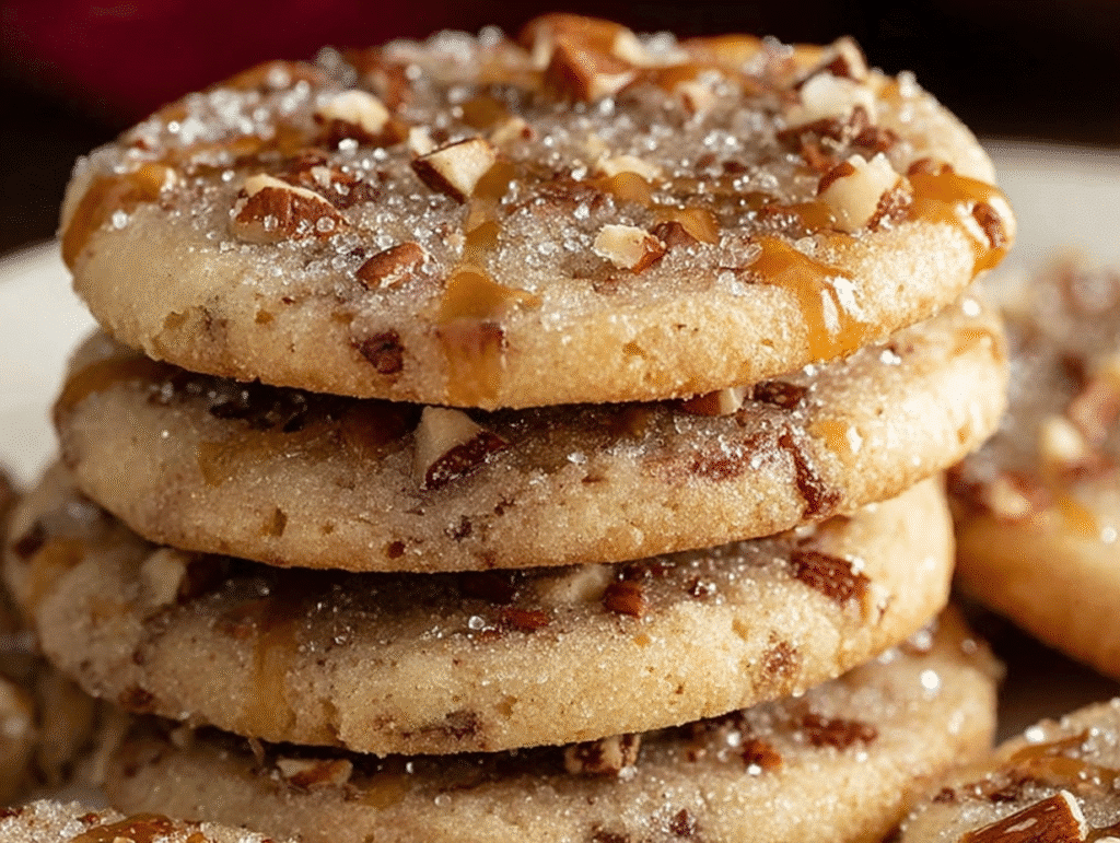 Toffee Butter Icebox Cookies