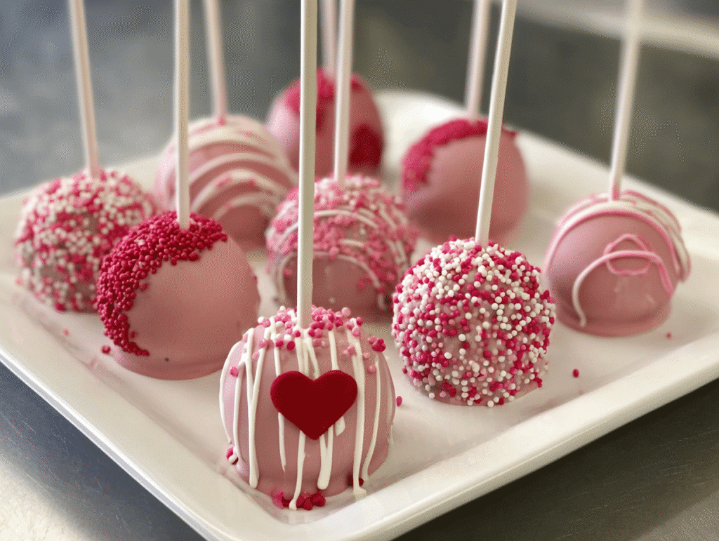 Valentine's Day Oreo Pops