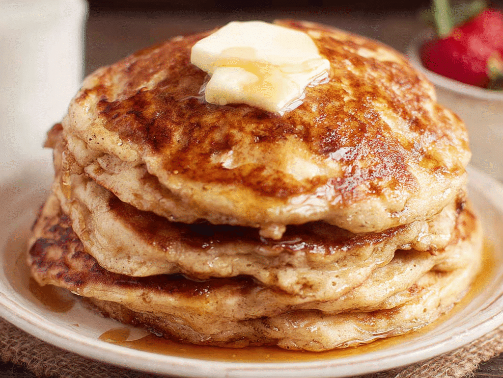 Vanilla Cinnamon Buttermilk Pancakes