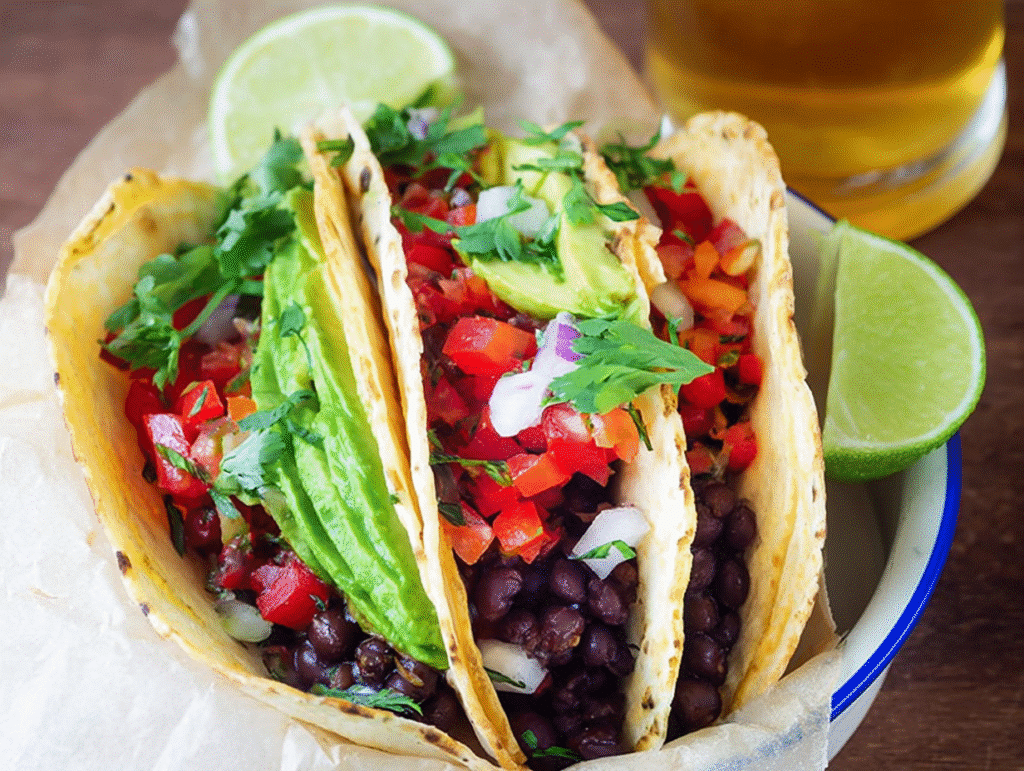 Vegan Black Bean Tacos