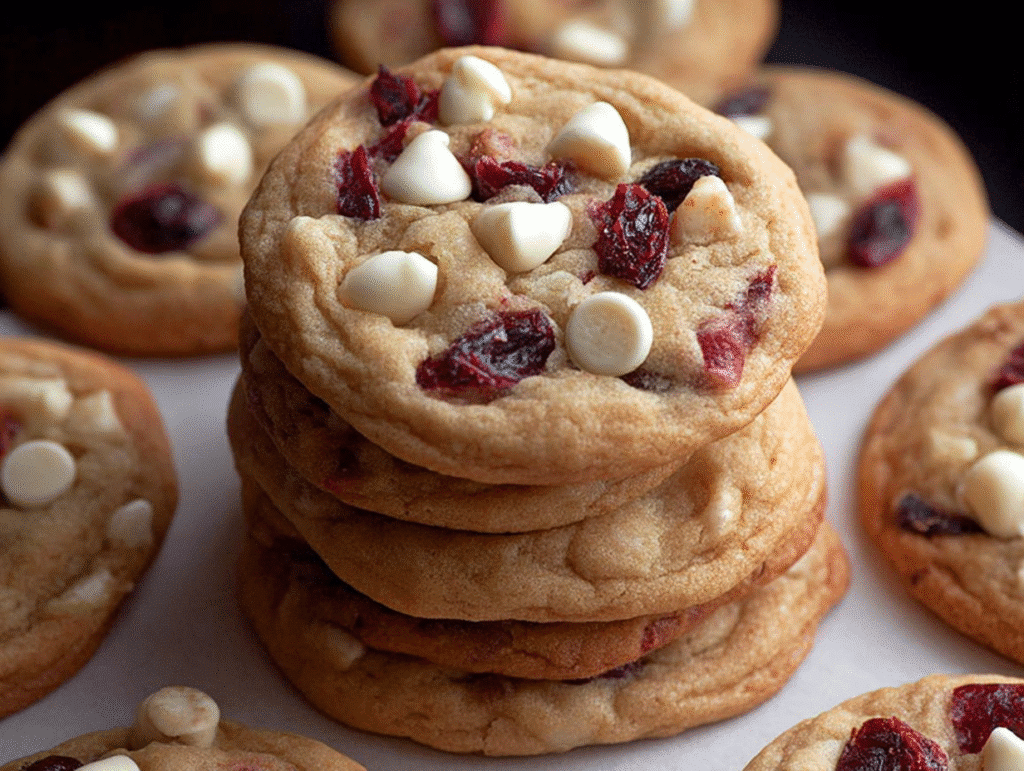White Chocolate Chip Cranberry Cookies