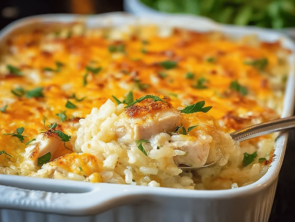 Angel Chicken Rice Casserole
