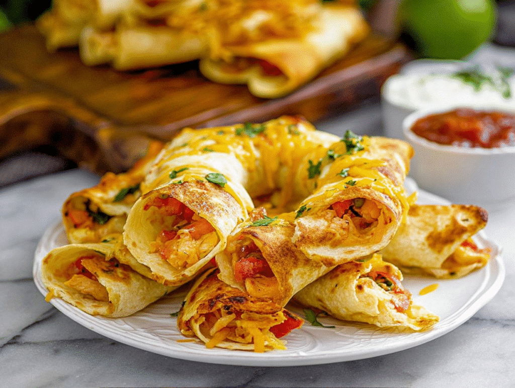 Blooming Quesadilla Ring Recipe