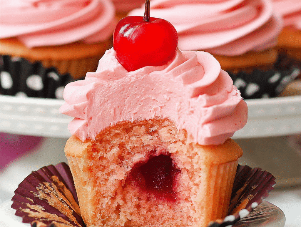 Cherry Chip Cupcakes