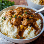 Chicken Mashed Potato Bowls