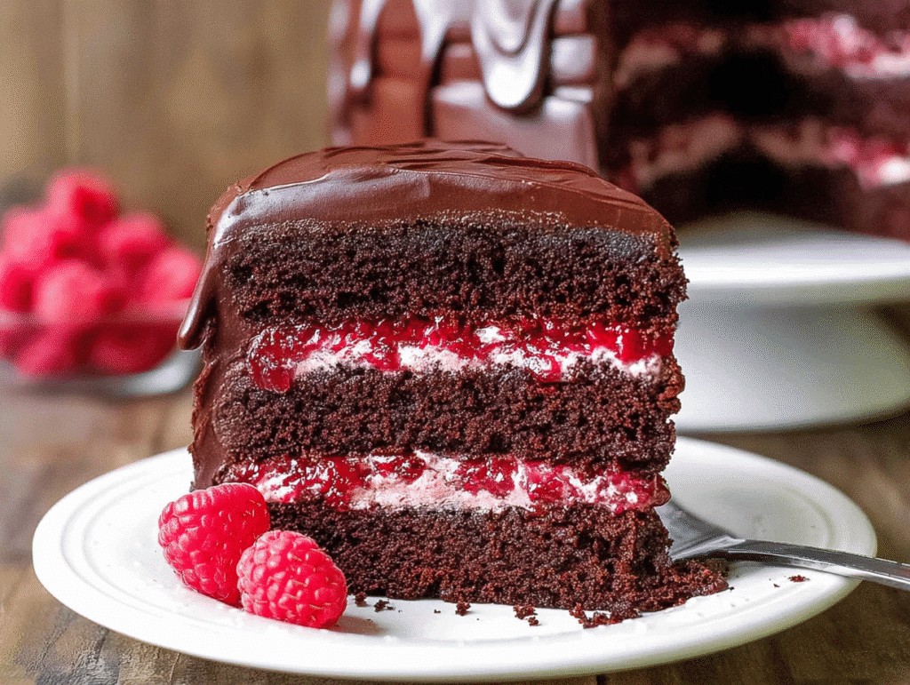 Chocolate Raspberry Cake