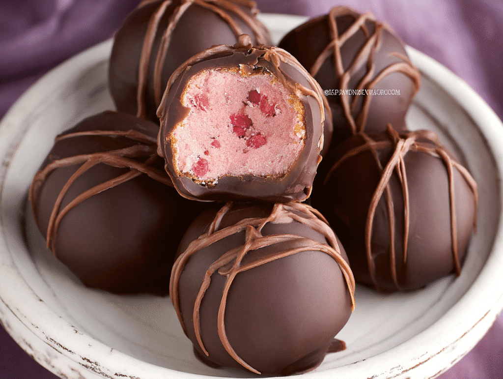 Chocolate Raspberry Truffles