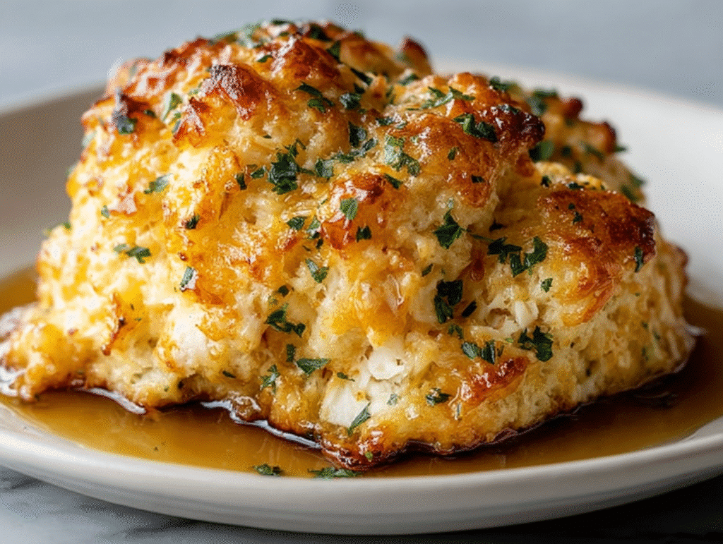 Crab Stuffed Cheddar Biscuits