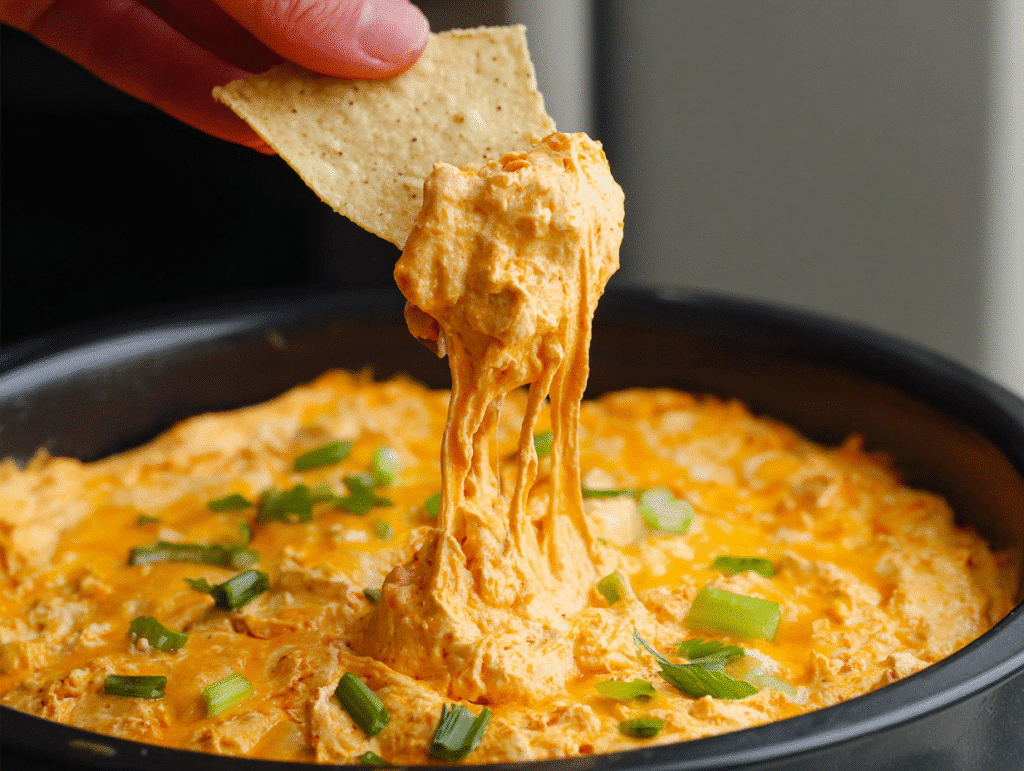 Crockpot Buffalo Chicken Dip