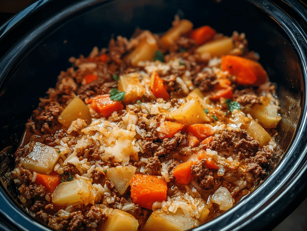 Crockpot Kitchen Sink Casserole