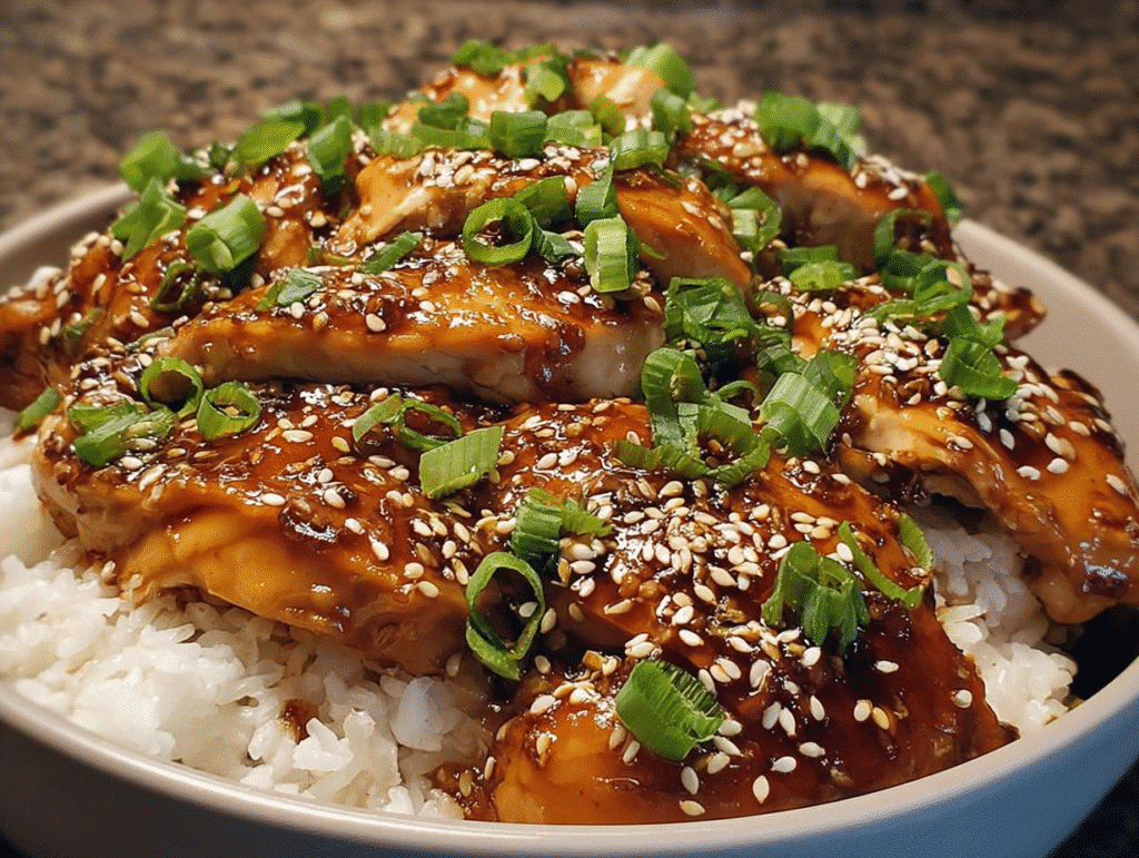 Crockpot Soy Honey Garlic Chicken