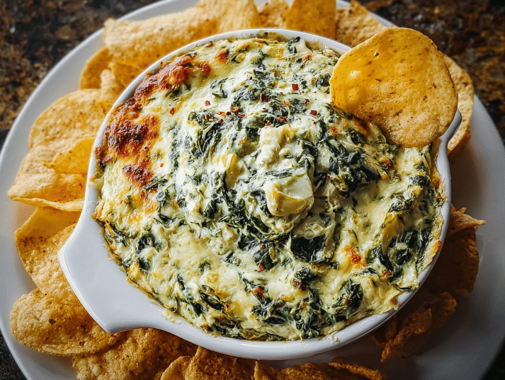 Crockpot Spinach Artichoke Dip