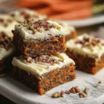 Decadent Carrot Cake Bars