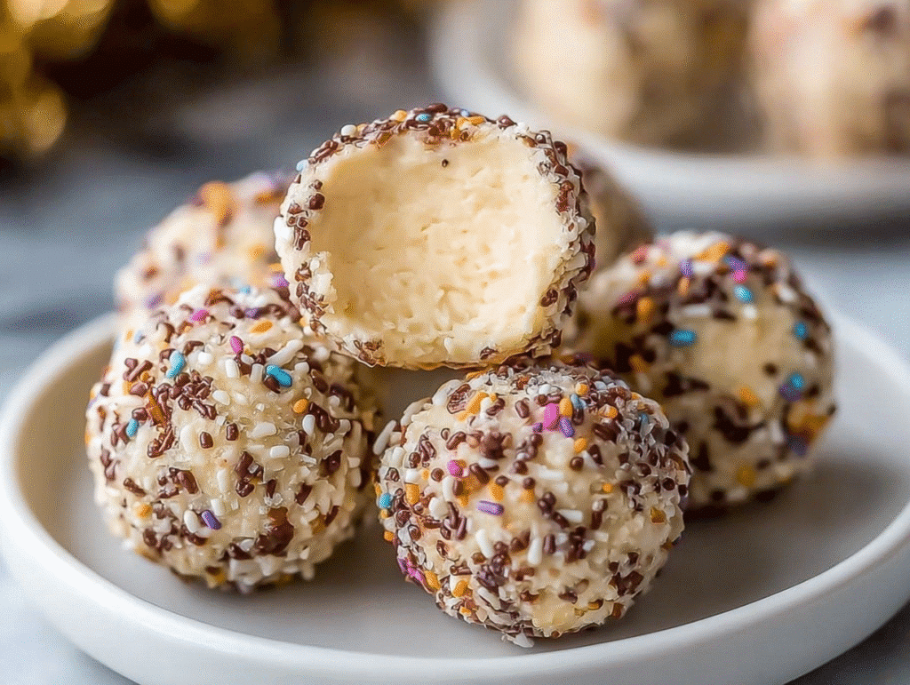 Easy No-Bake Cheesecake Balls Recipe