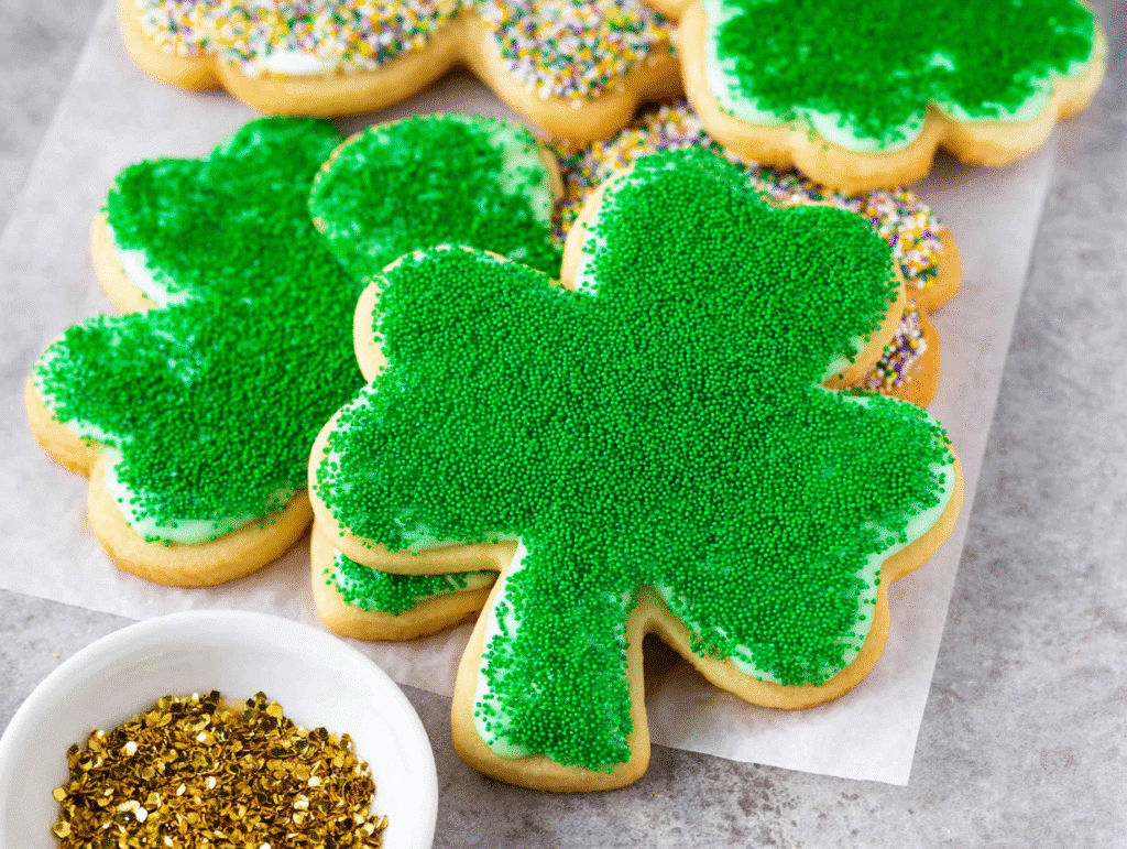 Frosted St. Patrick's Day Cookies