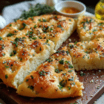 Garlic Parmesan Focaccia Bread