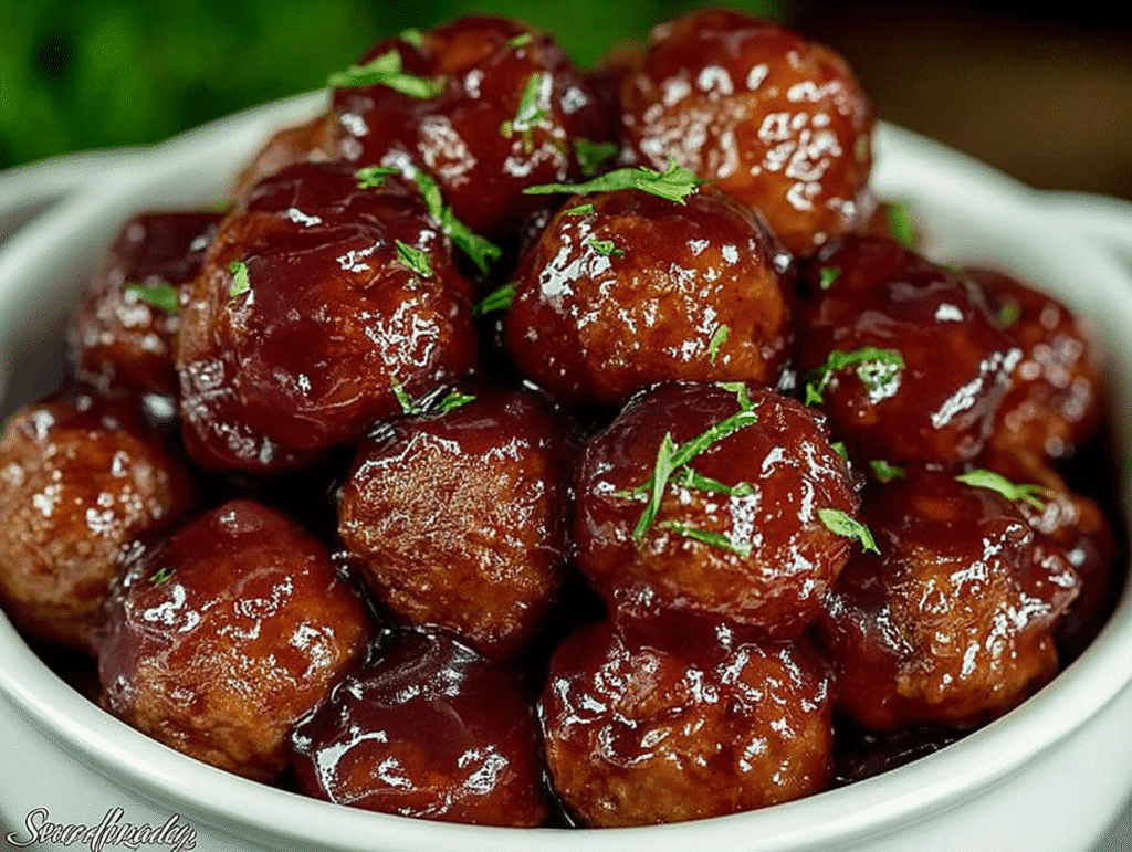 Grape Jelly Meatballs