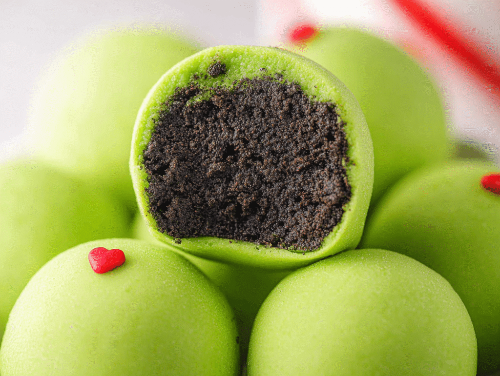 Grinch Oreo Truffles