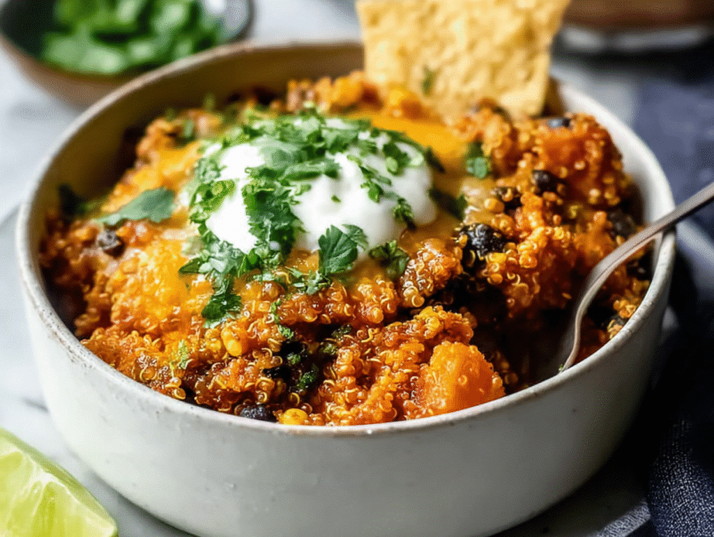 Ground Turkey Quinoa Casserole