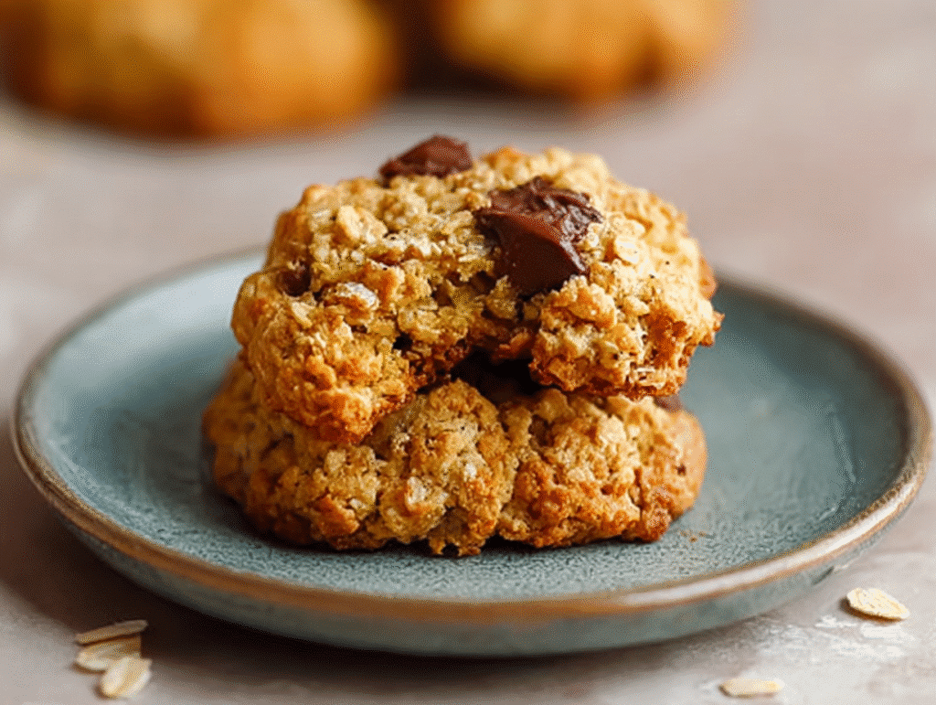 Healthy Cottage Cheese and Oat Cookies