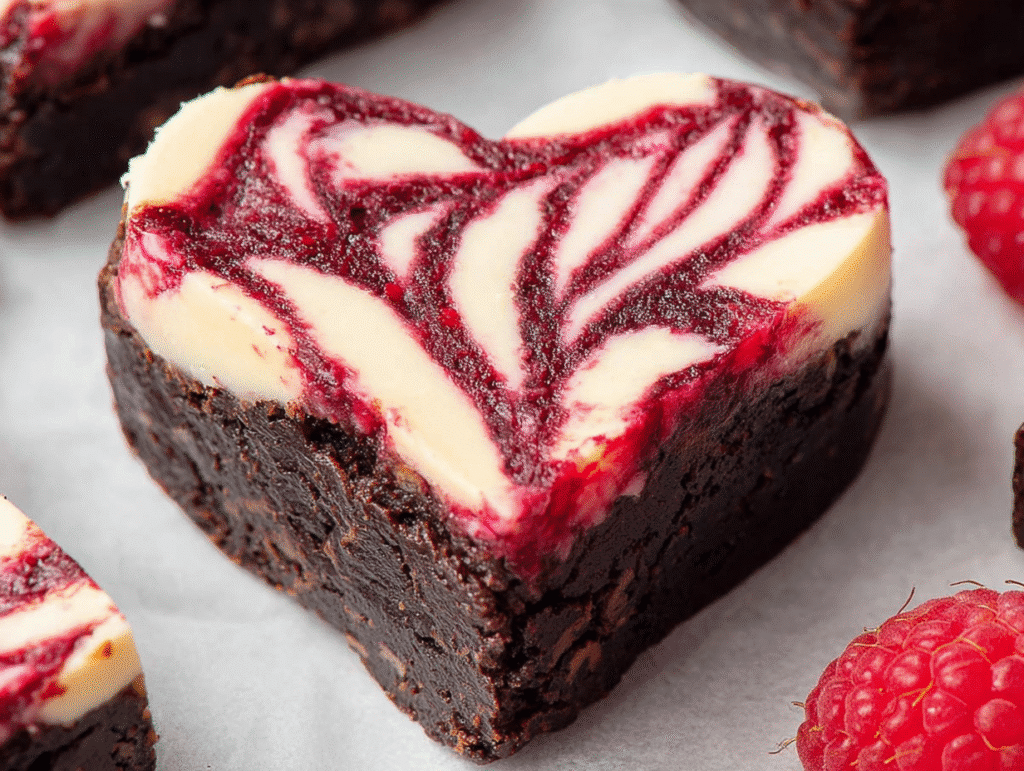 Heart Shaped Brownies