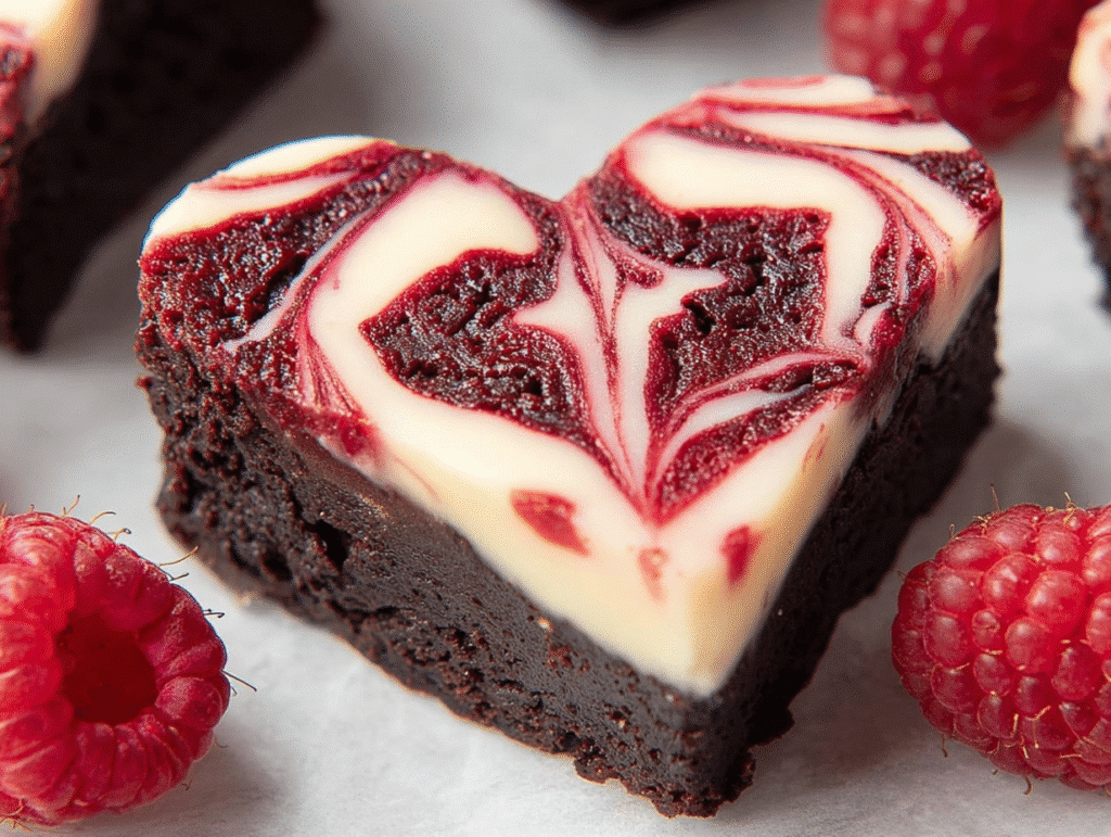 Heart Shaped Brownies