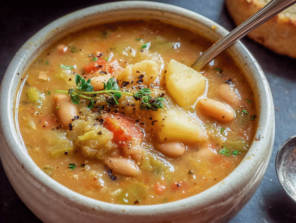 Hearty Potato Bean Soup