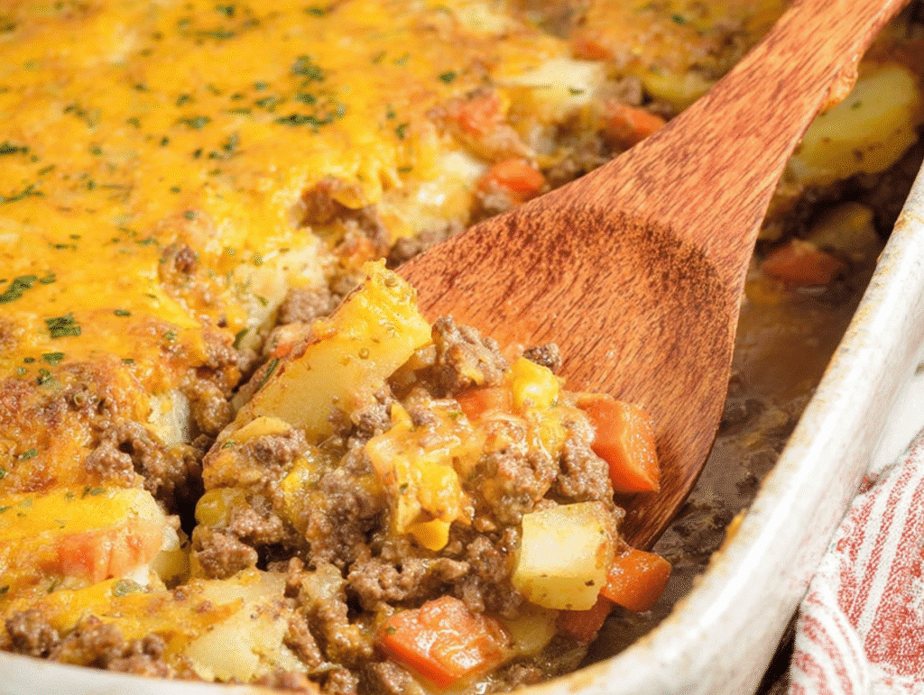Hobo Casserole Ground Beef