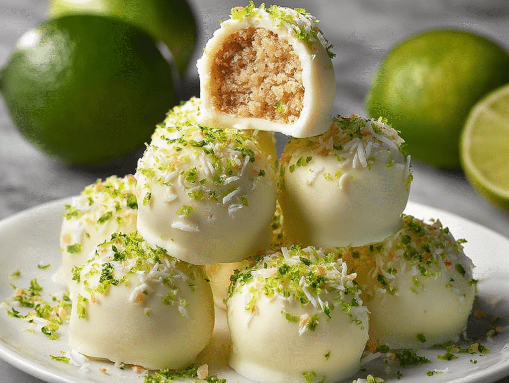 Indulge in Creamy Key Lime Truffles with a Tropical Twist