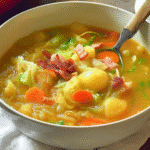 Irish Bacon, Cabbage, and Potato Soup