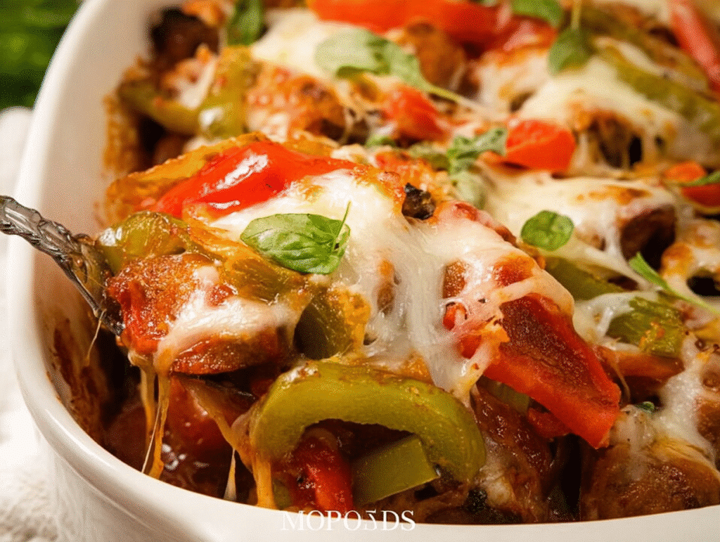 Italian Sausage & Pepper Casserole