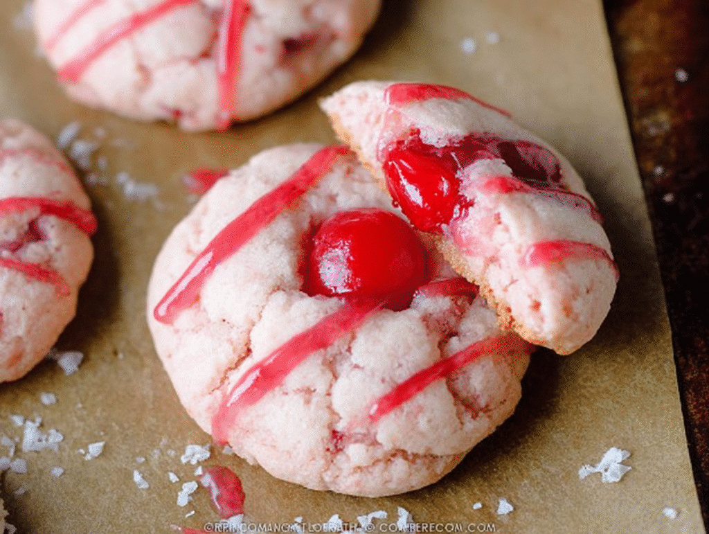 Maraschino Cherry Cookies