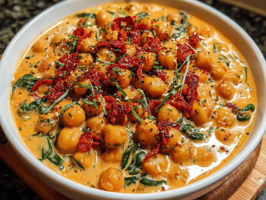 Marry Me Creamy Chickpeas