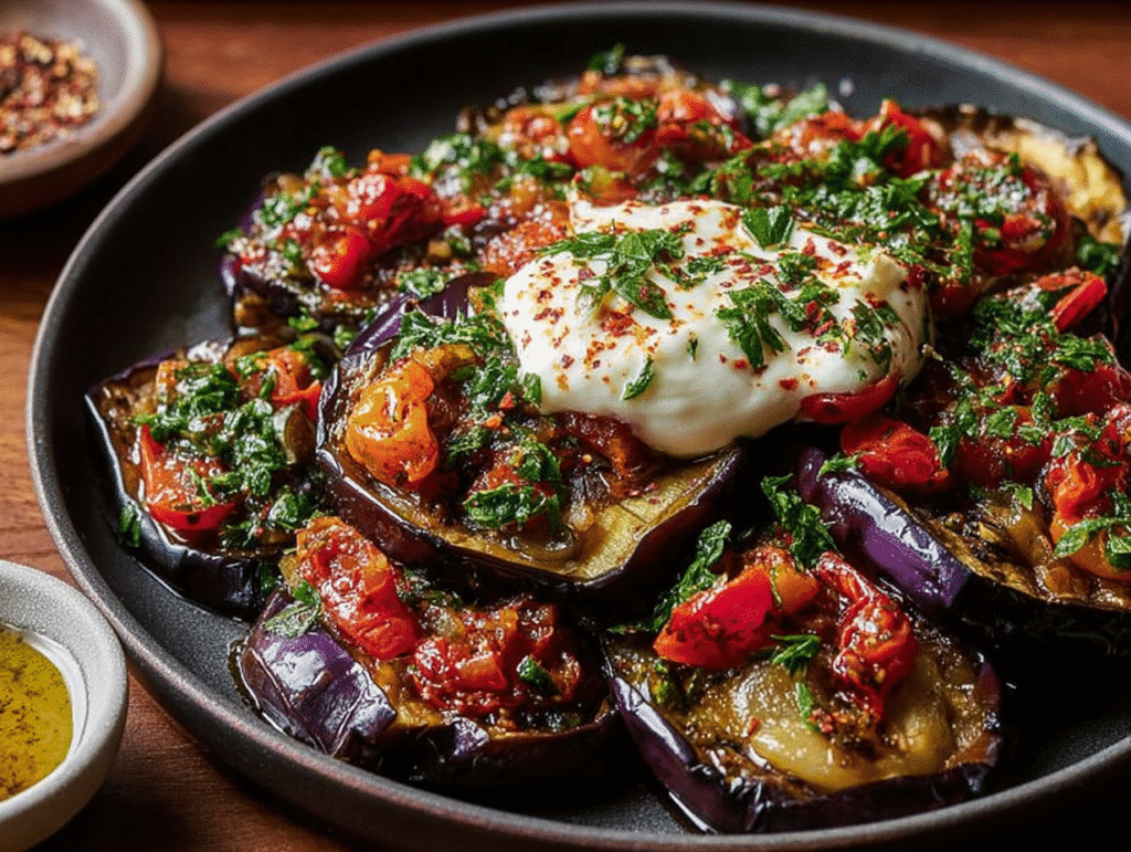 Mediterranean Roasted Eggplant