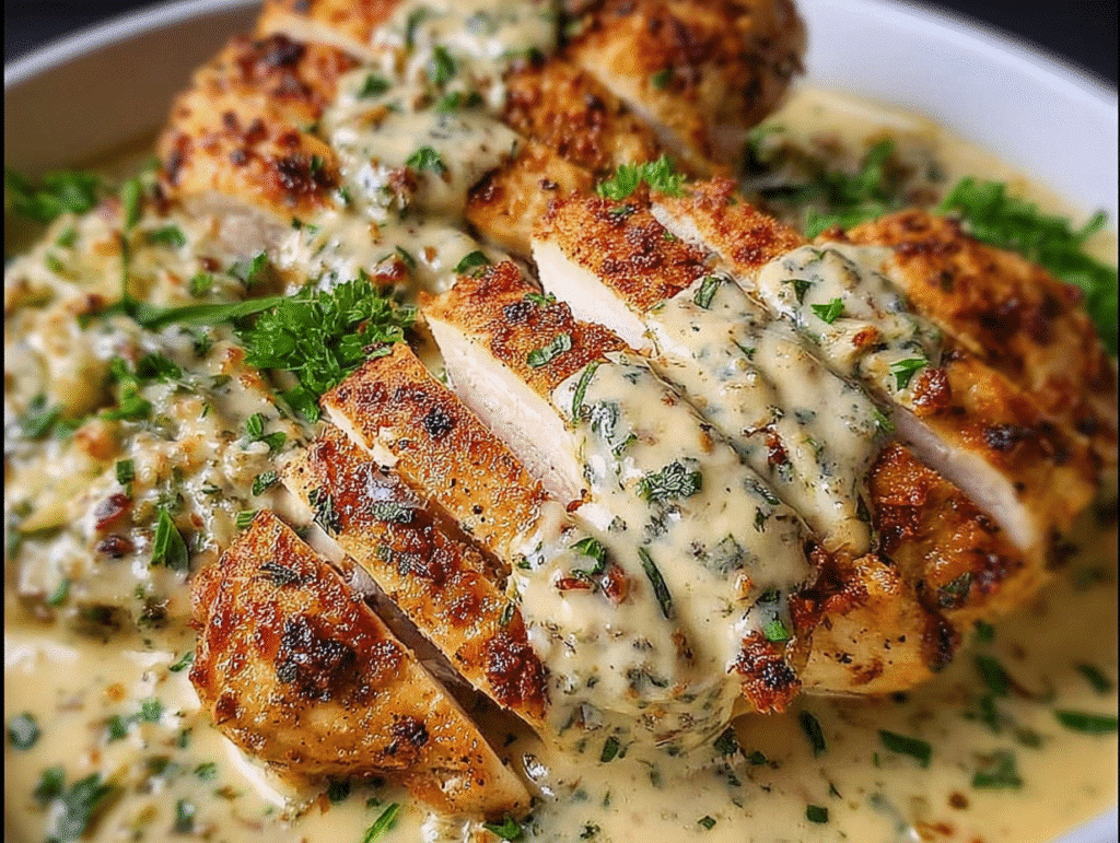 Melt In Your Mouth Caesar Chicken